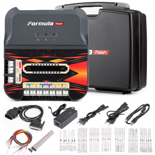 FormulaFLash ECU TCU All in One Tool Support Data Read & Write, VIN Modify, IMMO Off, Power Upgrade, DTC Clean for Bike/Truck/Tractor/Bus/Boat/Car