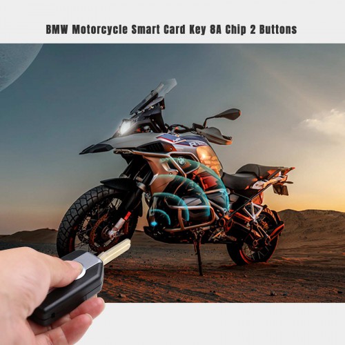 BMW Motorcycle Smart Card Key 8A chip 2 Button 315/ 433.92/ 434.42 Mhz