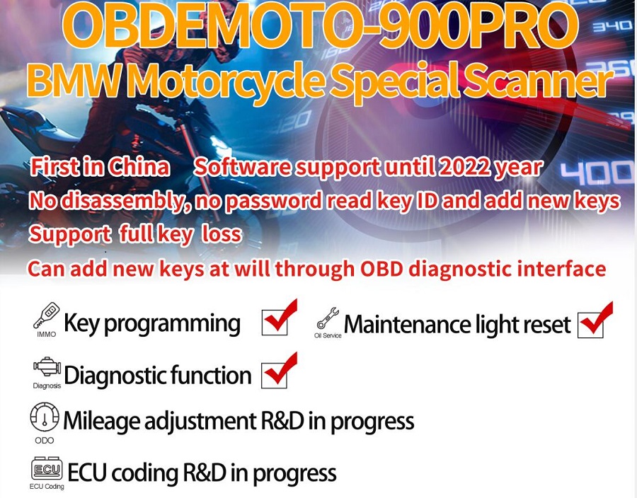 obdemoto 900pro diagnostic tool