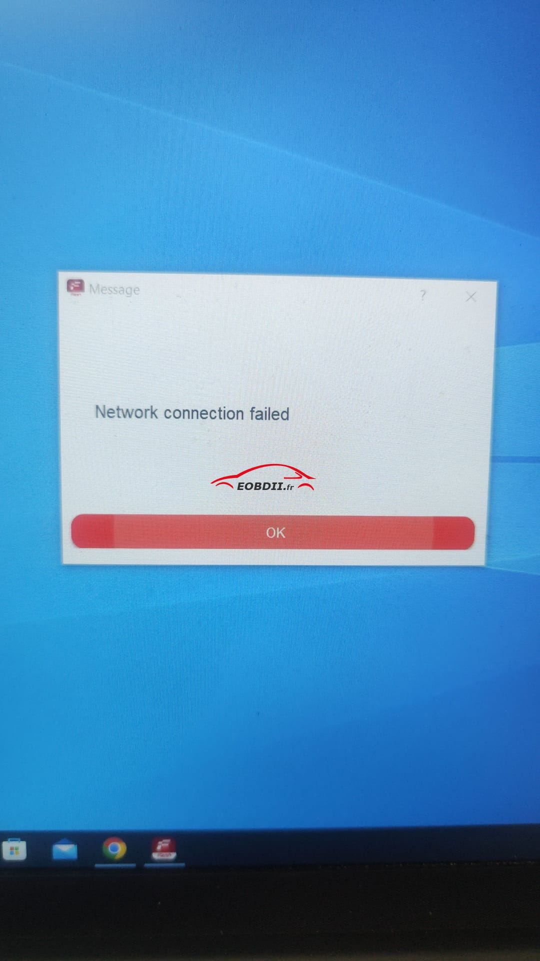 network connection failed